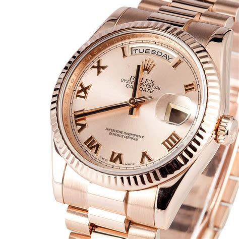 rose gold rolex mens price|rolex rose gold 40mm president.